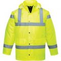 Oxford Weave 300D Class 3 Hi Vis Traffic Jacket Yellow XS