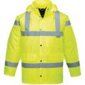 Oxford Weave 300D Class 3 Hi Vis Breathable Jacket Yellow L