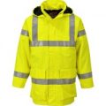 Biz Flame Hi-Vis Flame Resistant Rain Multi Lite Jacket Yellow M