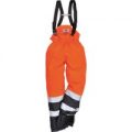 Biz Flame Hi-Vis Flame Resistant Rain Multi Protection Trousers Orange / Navy XL