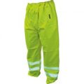 Scan High Vis Waterproof Motorway Trousers Yellow L