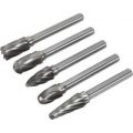 Sealey 5 Piece Tungsten Carbide Rotary Burr Set