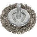 Sealey Flat Stainless Steel Wire Brush 50mm 6mm Shank