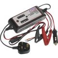 Sealey SMC03 Compact Auto Digital Battery Charger 6v or 12v