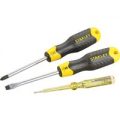 Stanley 3 Piece Cushion Grip Screwdriver Set