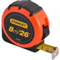 Stanley High Vis Tape Measure Imperial & Metric 26ft / 8m 19mm