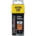 Stanley Type 7 Cable Staples 11mm Pack of 1000