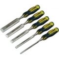 Stanley FatMax 5 Piece Bevel Edge Wood Chisel Set