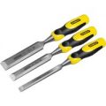 Stanley 3 Piece Dynagrip Bevel Edge Chisel Set