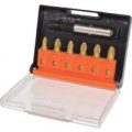 CK 7 Piece TiN Pozi Screwdriver Bit Set