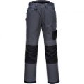 PW3 Mens Urban Work Trousers Grey / Black 33″ 31″