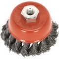 Sealey Twisted Knot Wire Cup Brush 65mm M14 Thread