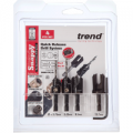 Trend Snappy 4 Piece Drill Countersink & Plug Cutter Set