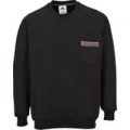 Portwest Mens Texo Contrast Jumper Black XL