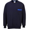 Portwest Mens Texo Contrast Jumper Navy S