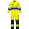 Portwest Nantes Hi Vis Overalls Yellow / Navy XL