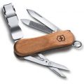 Victorinox Nail Clip Wood 580 Swiss Army Knife Walnut