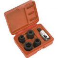 Sealey 5 Piece 1/2″ Drive Pentagon Brake Caliper Socket Set for Bendix & Girling Brakes 1/2″