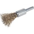 Sealey Flat Top Brassed Decarbonising Brush 13mm 6mm Shank