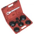 Sealey VS7005 9 Piece Paper Cartridge Type Oil Filter Cup Wrench Set