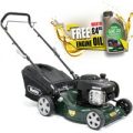 Webb WER16HP Push Petrol Rotary Lawnmower 420mms FREE Engine Oil Worth £4.95