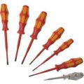 Wera 7 Piece Kraftform Plus VDE Insulated Slimline Screwdriver Set