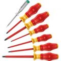 Wera 6 Piece Kraftform Comfort VDE Insulated Screwdriver Set