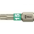 Wera Torsion Stainless Steel Torx Screwdriver Bit T15 25mm Pack of 1