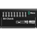 Wera 10 Piece Bit-Check Drywall PH2 Screwdriver Bit Set